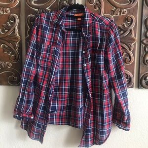 Flannel Patterned Button Down